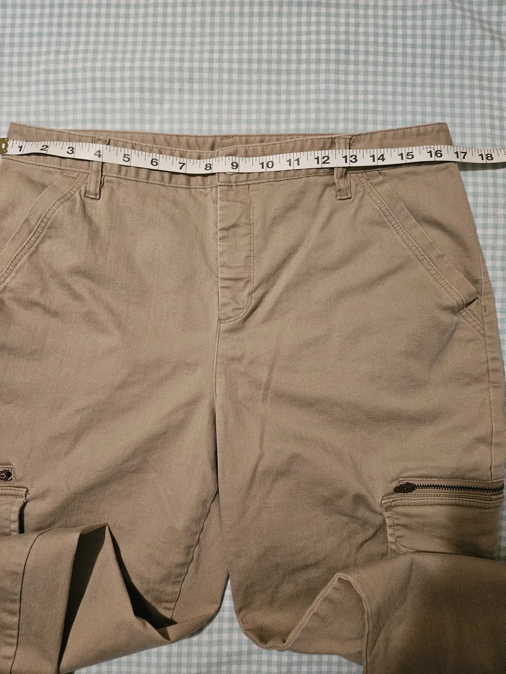 INC International Concepts Men's Cargo Pants in Beige-Tan